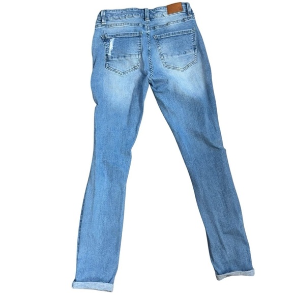 Resfeber LA Collection Boyfriend Skinny Fit Womens 2 Lowrise Distressed Light - Picture 3 of 12